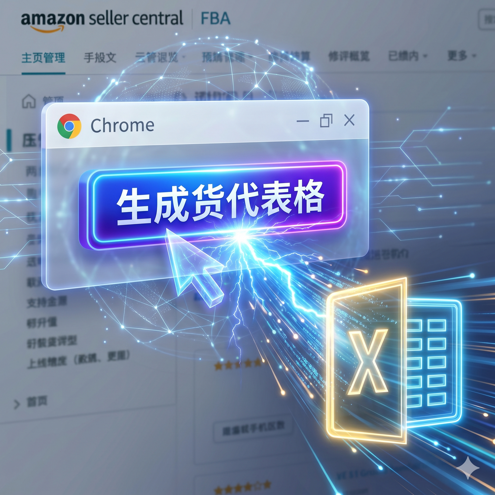 FBA货代填表助手插件预览